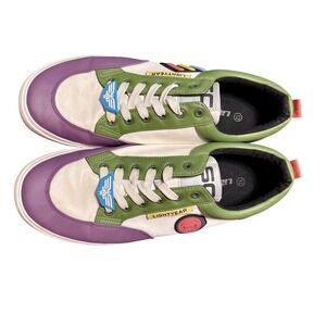 Ground Up Lightyear Sneakers Mens 12 White Green Purple Good Buzz Toy Story Shoe